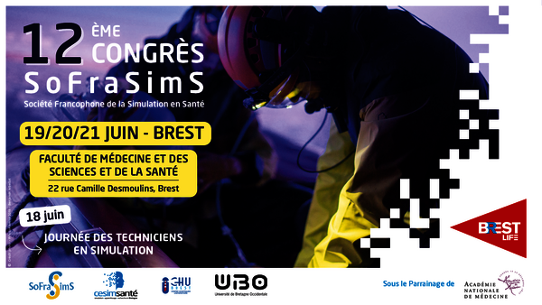 Affiche du congrès de la SoFraSimS 2024 Affiche du congrès de la SoFraSimS 2024