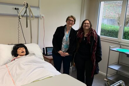 Isabelle CHARABIAS (Verdun) et Lucile BOBONY (Strasbourg)