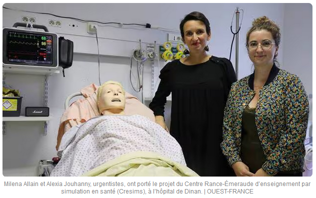 À Dinan, ouverture du Centre Rance-Émeraude d’enseignement par simulation en santé (Cresims)